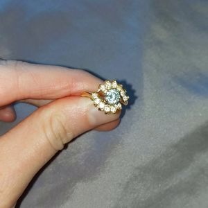 Gorgeous Cubic Zirconia Ring/ Engagement Ring